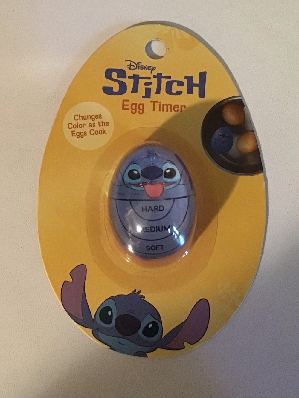 Disney Stitch Yellow Egg Timer